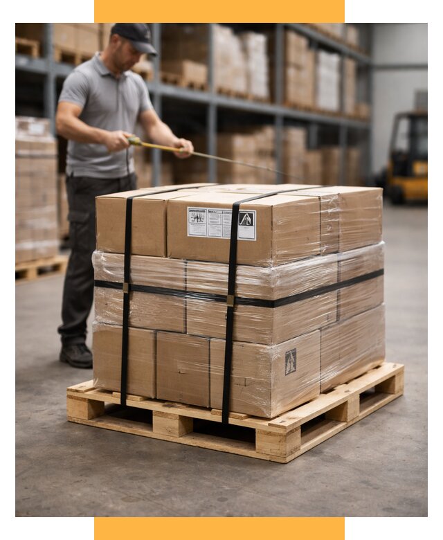 Упаковка и паллетирование грузов от 3577 р. | СетСервис-Жлк