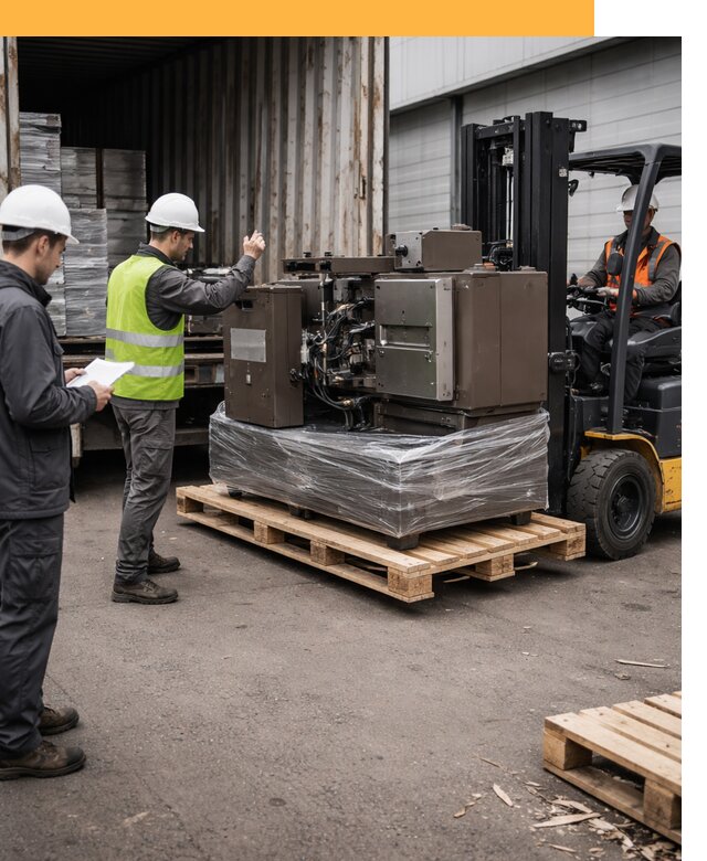 Доставка промышленного оборудования из Европы от 45995