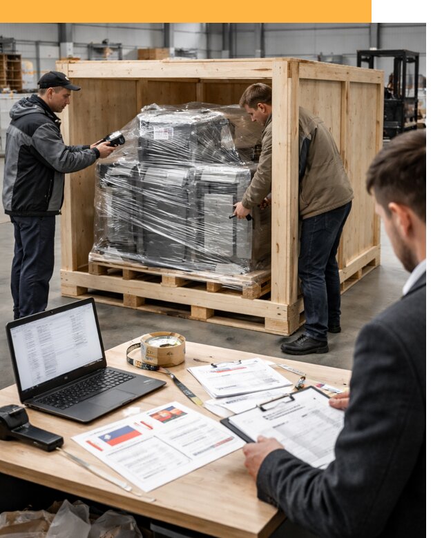 Доставка промышленного оборудования из США от 66437 руб