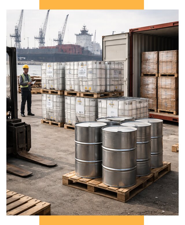 Доставка химического сырья из Индии от 255525 р. | СетСервис-Жлк