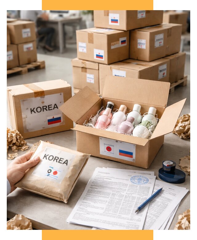 Доставка косметики из Кореи от 8688 р. под ключ | СетСервис-Жлк