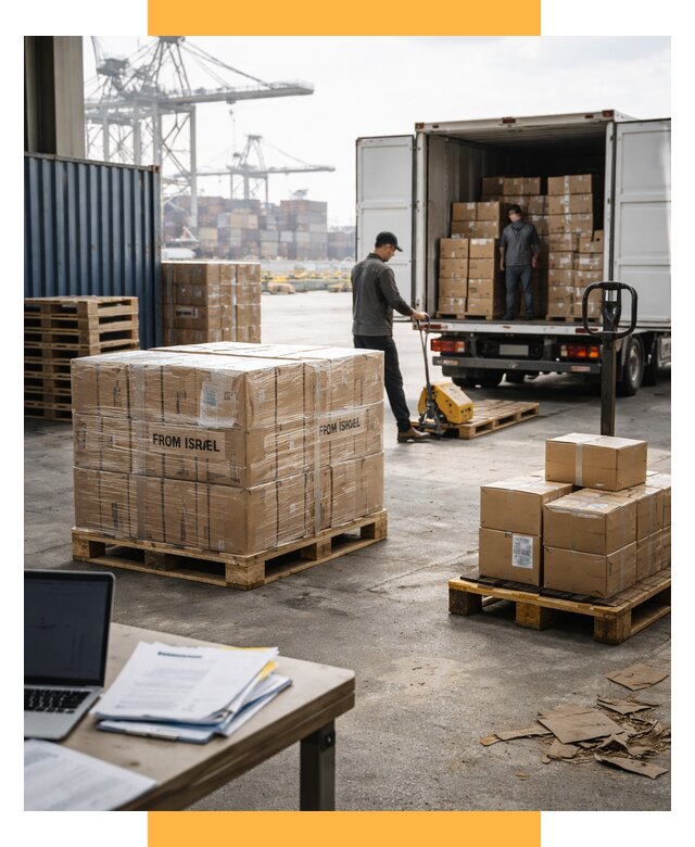 Доставка грузов из Израиля от 15332 р., логистика от СетСервис-Жлк