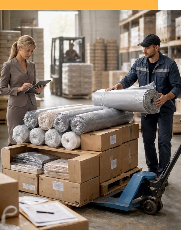 Перевозка текстиля по миру от 15332 руб. с таможней и страхованием