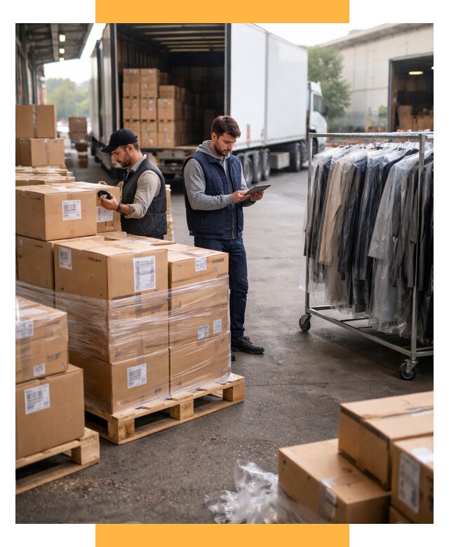 Перевозка и доставка одежды из Китая от 7666 р., СетСервис-Жлк