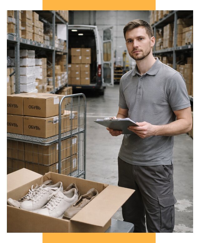 Доставка обуви из Китая и Турции от 4599 р. СетСервис-Жлк