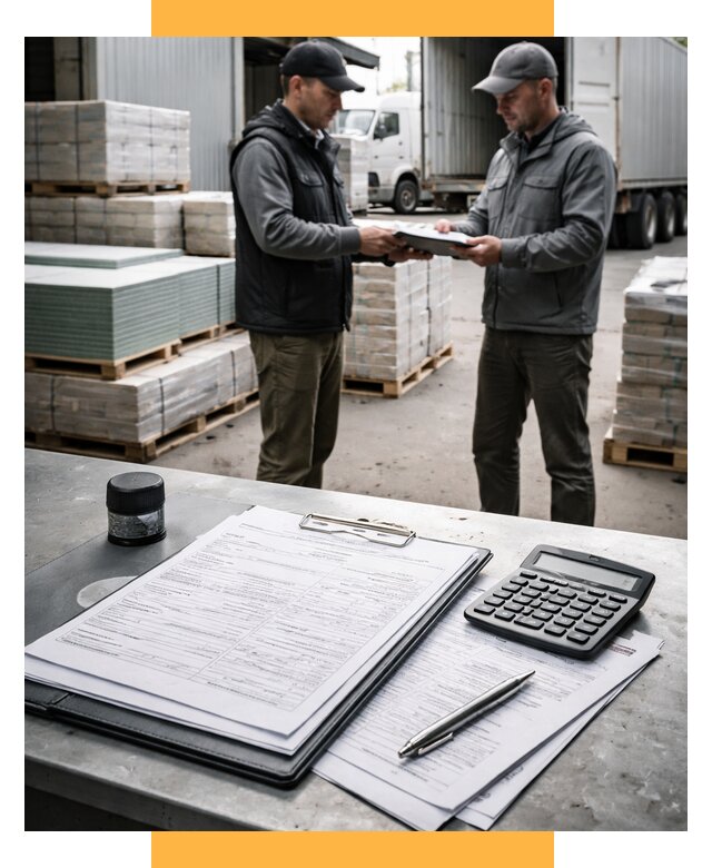 Таможенное оформление стройматериалов от 8688 р. | СетСервис-Жлк