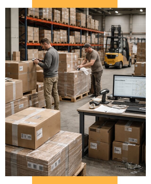 Склад консолидации в Европе от 6644 р., услуги СетСервис-Жлк